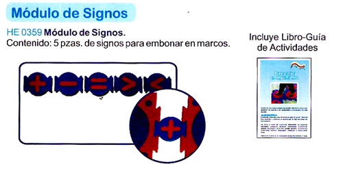 Caracteristicas de Módulo de Signos Matemáticos